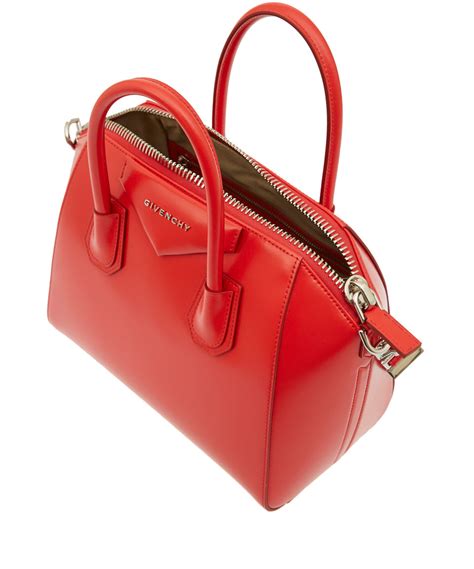 givenchy mini antigona poppy red|givenchy antigona small sale.